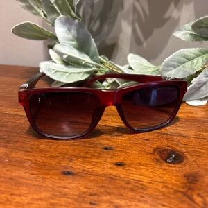 Emporio Armani Vintage Burgundy Sunglasses